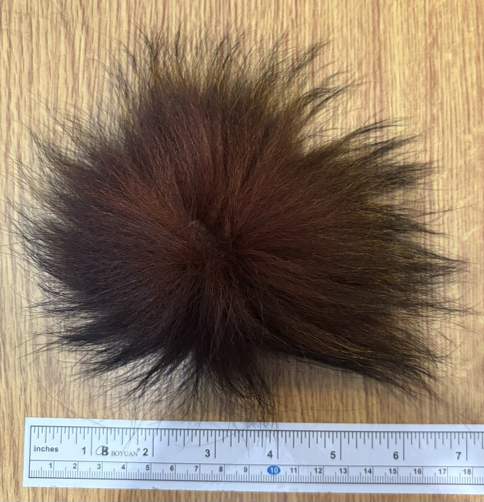 1 x Arctic Silver Fox Tail Piece. Cinnamon