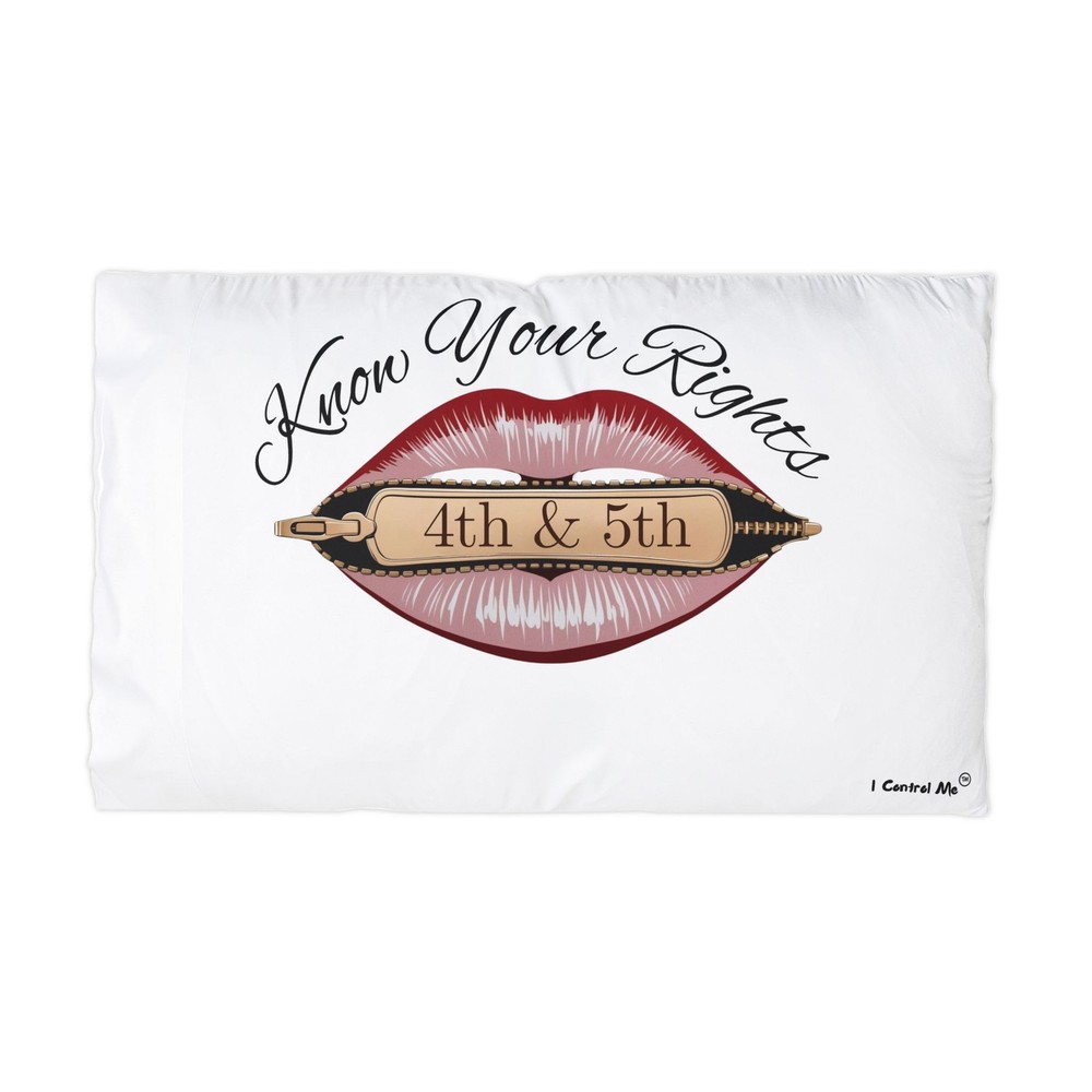 Know Your Rights Microfiber Pillowcase by I Control Me™