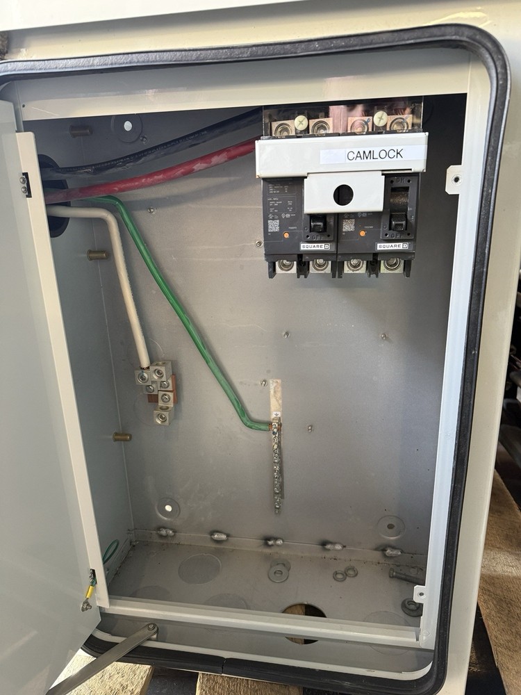 Intersect 200 AMP 240v Single PHASE Generator TRANSFER SWITCH Manual W/ CamLock