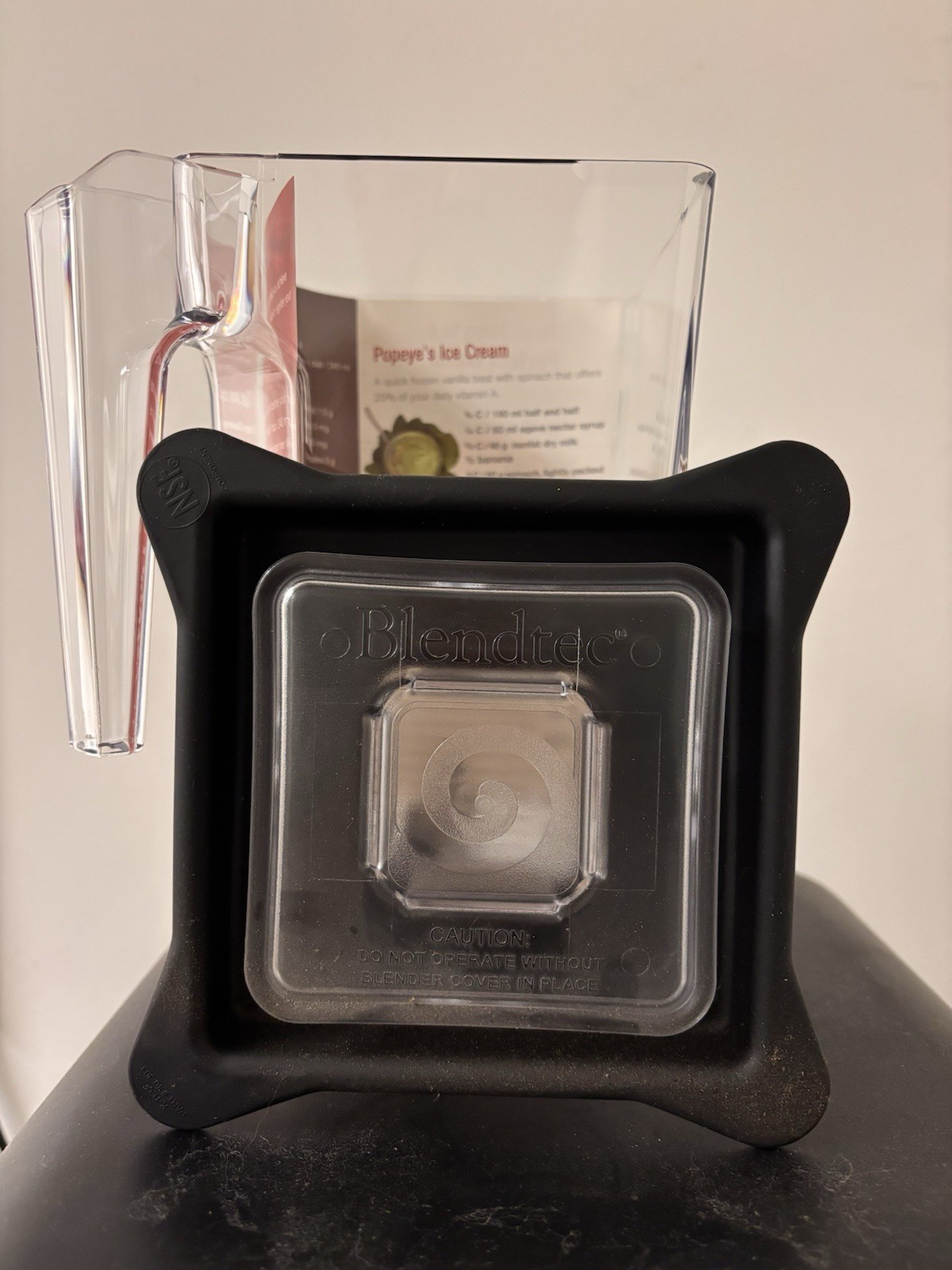 Blendtec WildSide 36oz Blender Jar & Lid Replacement Pitcher