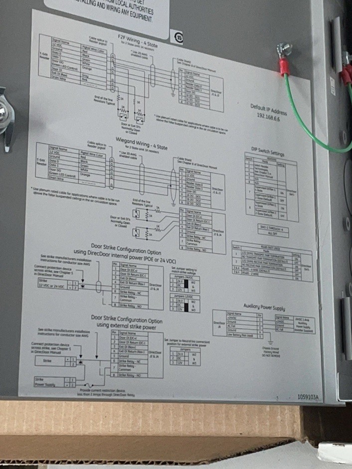 GE UTC DD1FC Direcdoor Controller Access Control Poe Based Unit Same Day SHIPP
