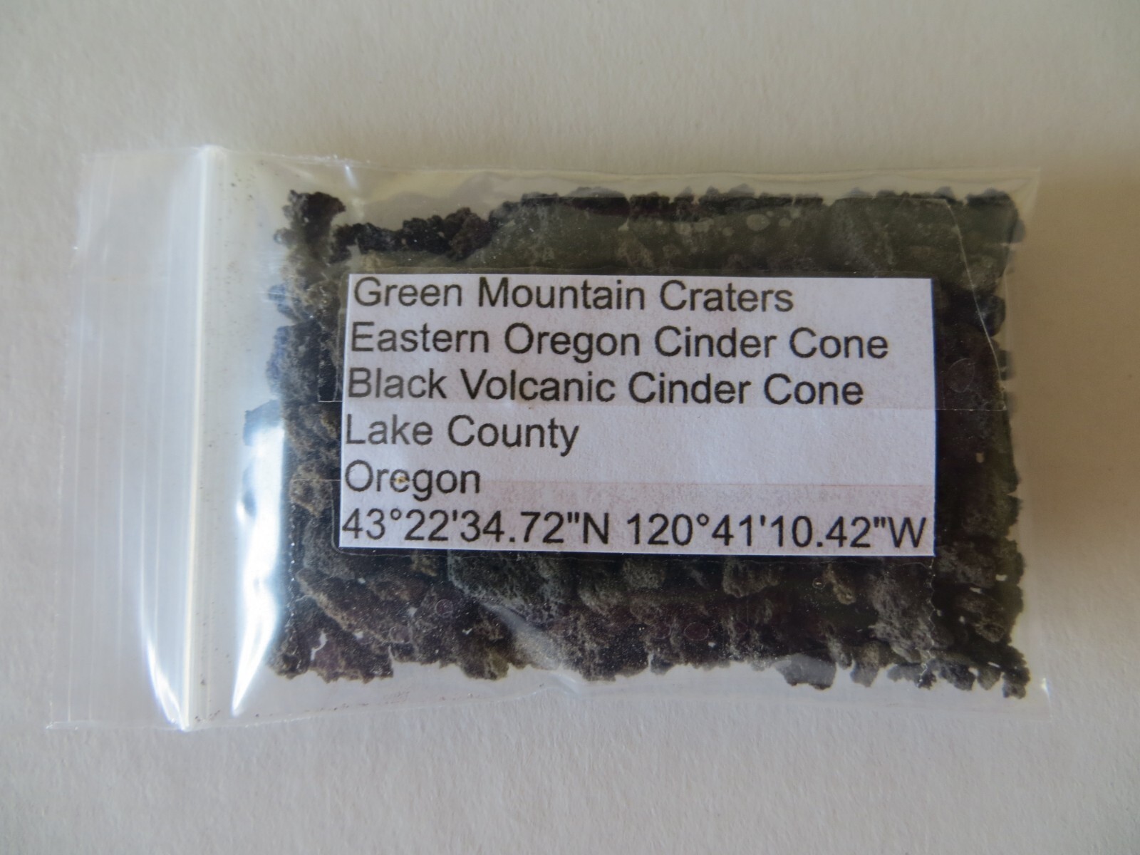 Oregon Green Mountain Craters Black Volcanic Cinder Cone