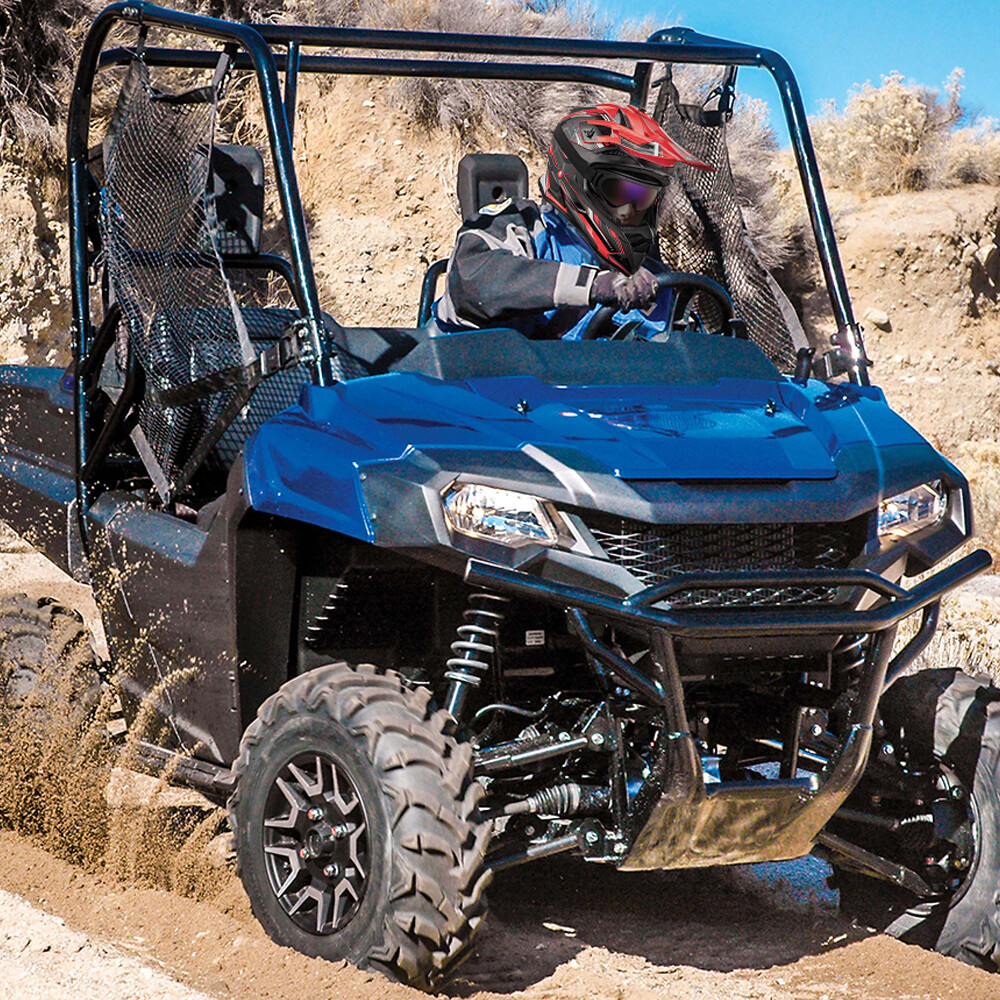 Open Face DOT Adult Motorcycle Motorcross Helmet ATV MX Dirt Bike Size M/L/XL/XL