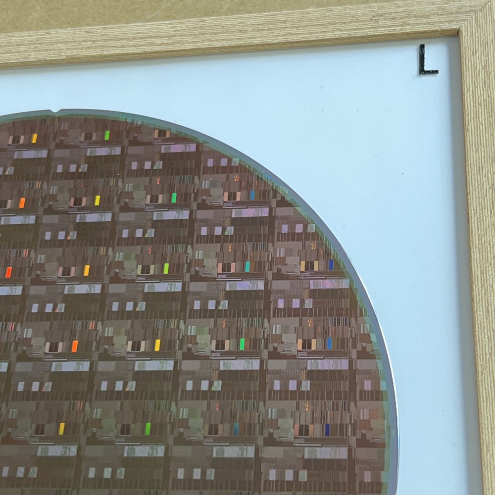 8” Patterns Silicon Wafer Thickness 735um Collection Art Wafer Come With AFrame
