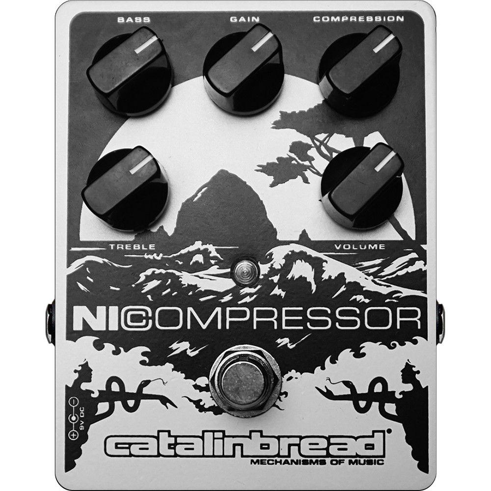 Mint Catalinbread NiCompressor Analog FET 9v Compressor Pedal, White Soft Pearl