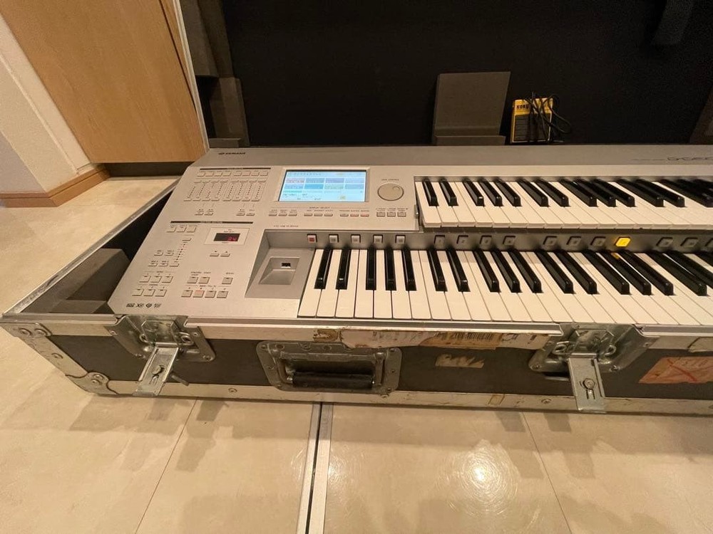 Yamaha D-Deck DDK-7 Electone Keyboard w/hard case Operation confirmed