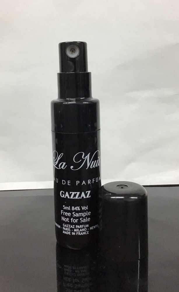 Gazzaz La Nuit Eau De Parfum Spray 5 ml Sample, As Pictured. With Box.
