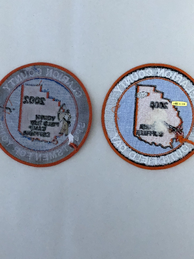 Clarion County Youth Field Day Patches 2000 2002