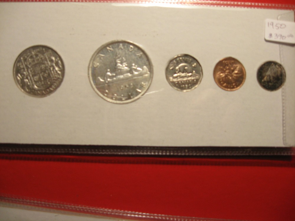 Canada coin set 1951