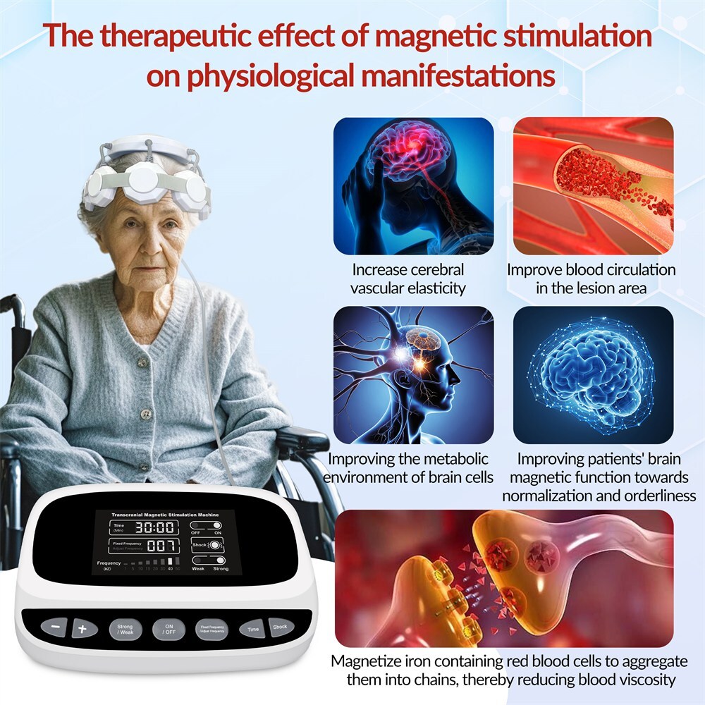 Transcranial Magnetic Stimulation Depression Treatment rTMS Machine for Brain