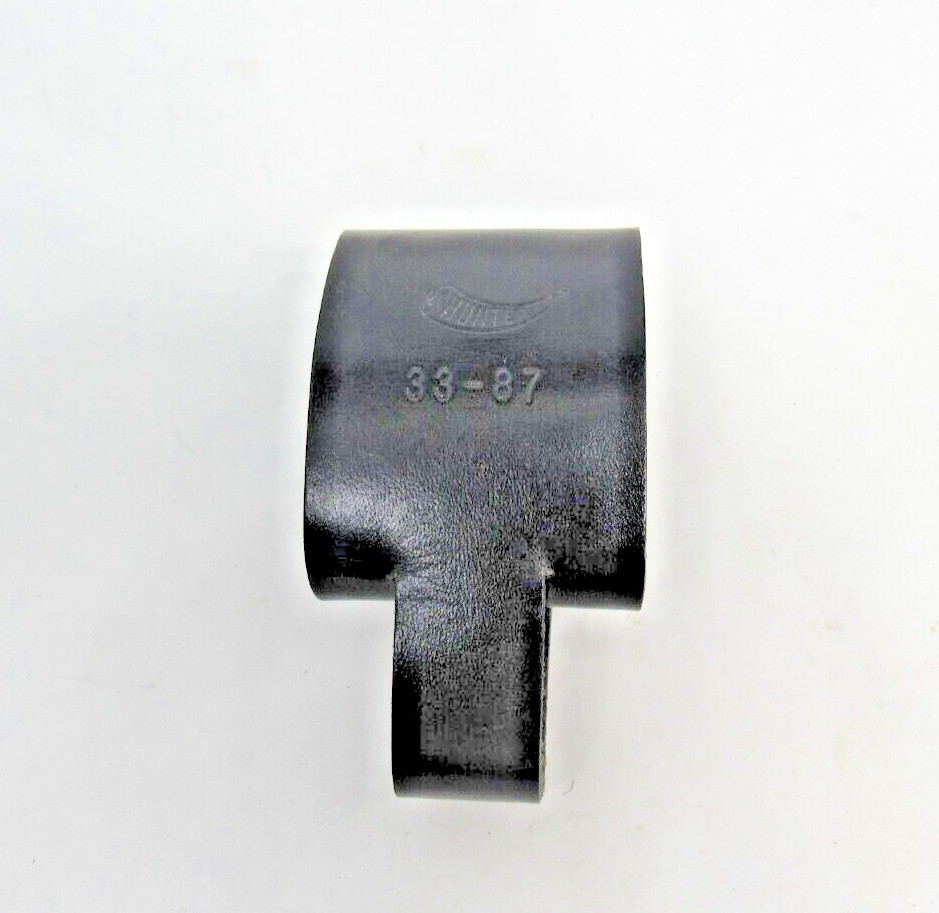 Hunter Black Leather Compact Flashlight Holder 33-87 Snap Closure Tactical Belt