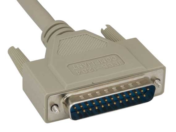 10ft IEEE-1284 DB25M to HPCN36M Parallel Printer Cable