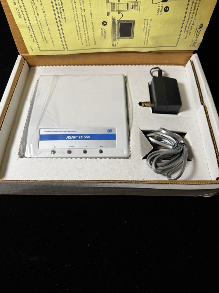 Fax Comm Switch Command Communications ASAP TF 555