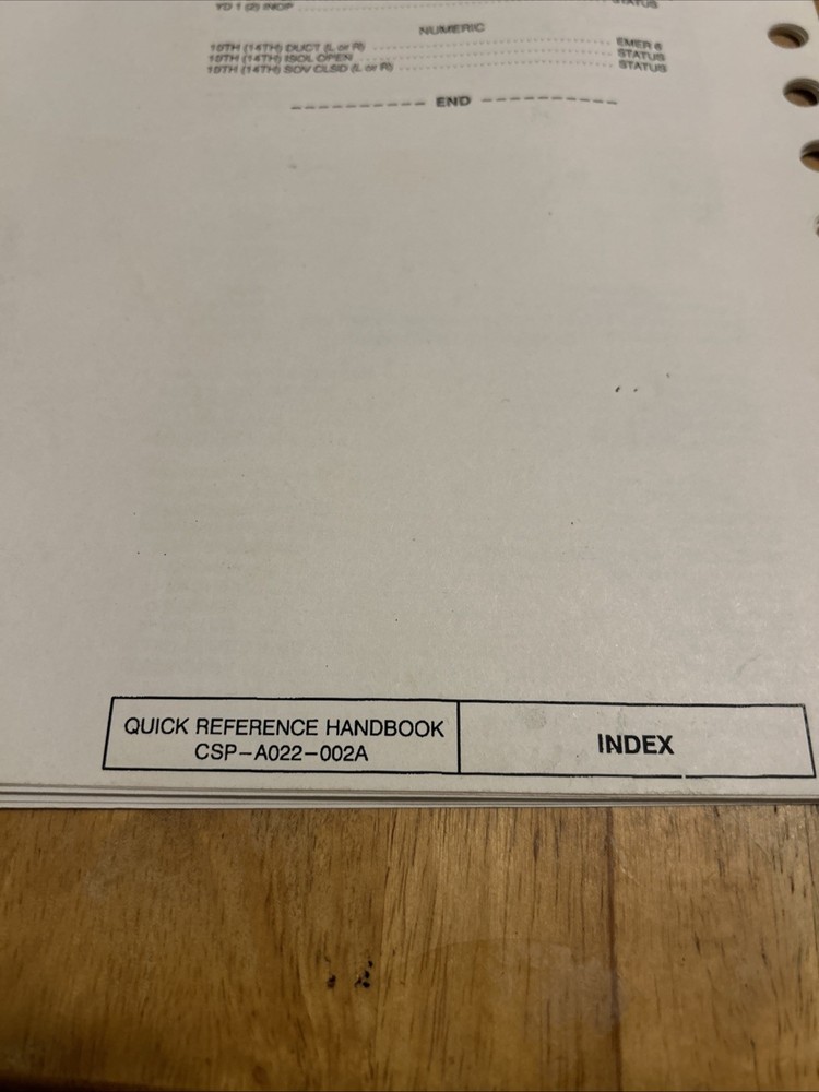 Comair Delta Quick Reference Handbook Canadair Regional Jet Model CL 600-2B19