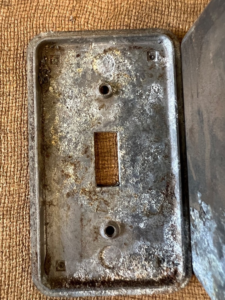 Vintage Square D Company Switch Outlet Wall Box Cover