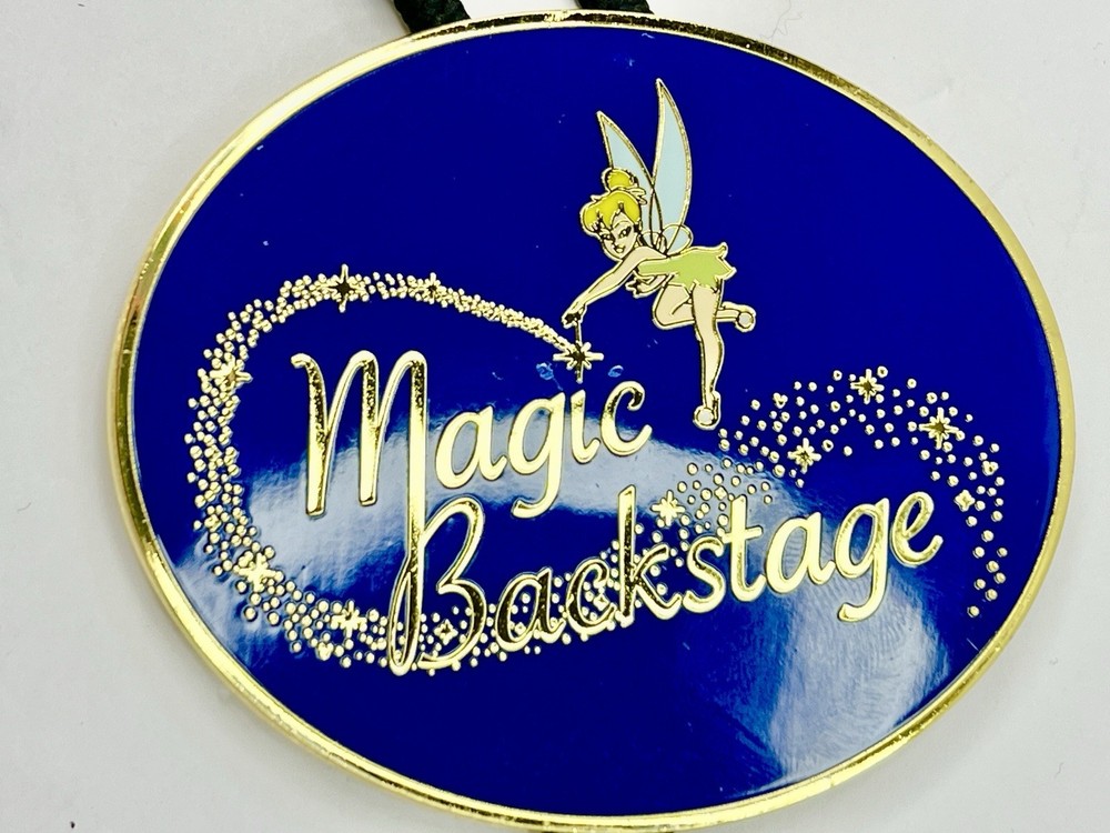 Disney Cast Member Lanyard Bolo Magic Backstage Tinker Bell Pixie Dust