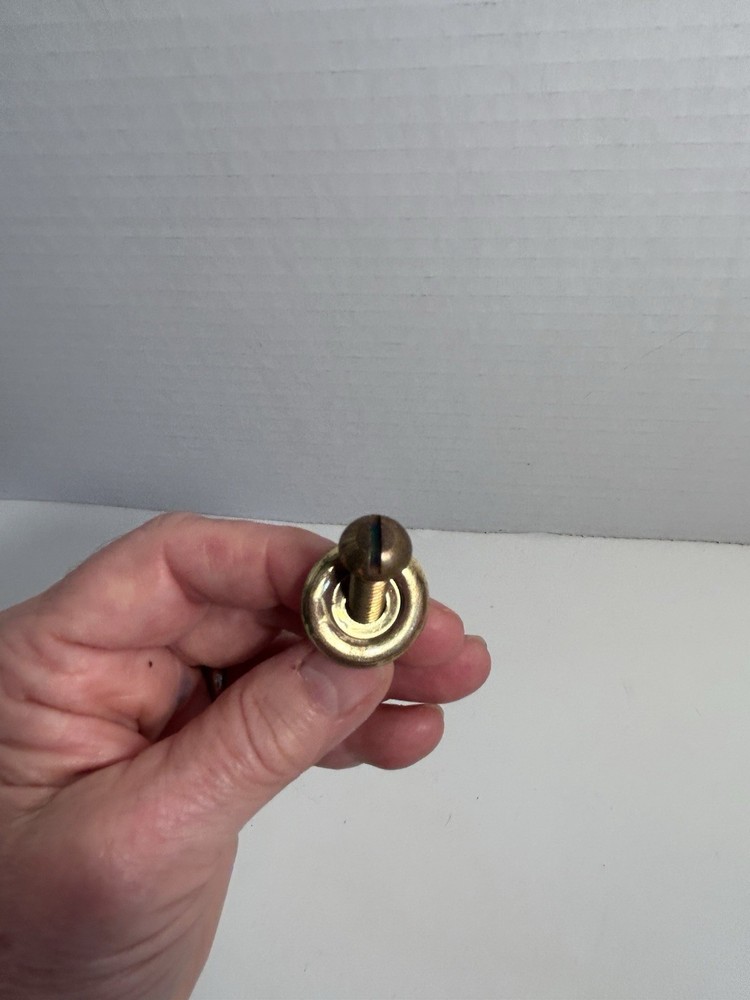 Vintage SLAYMAKER Lock Co Solid Brass Door Knocker with Hardware