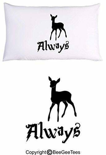 Always Patronus Wizard Inspired Wizard Pillowcase (1 Queen Pillowcase)
