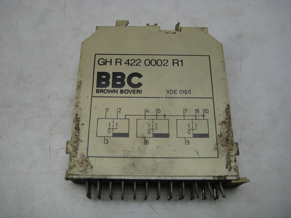 BROWN BOVERI 4220002R1 DELAY MODULE UNMP