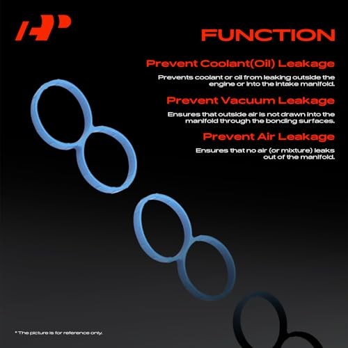 Upper Fuel Injection Plenum Gasket Set for Ford Taurus 2001-2007, Compatible ...