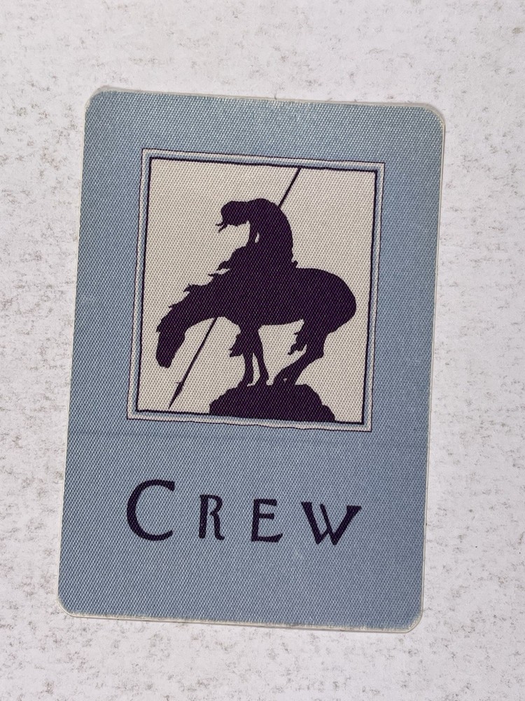 Neil Young Crazy Horse Pass Unused Backstage Crew Original 1987