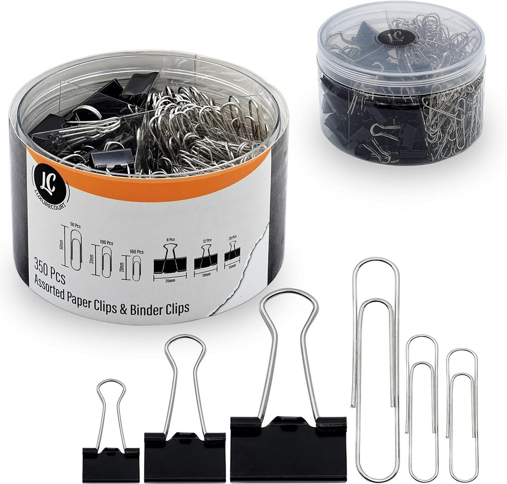 Paper Clips and Binder Clips Set by  - Binders & Paperclips