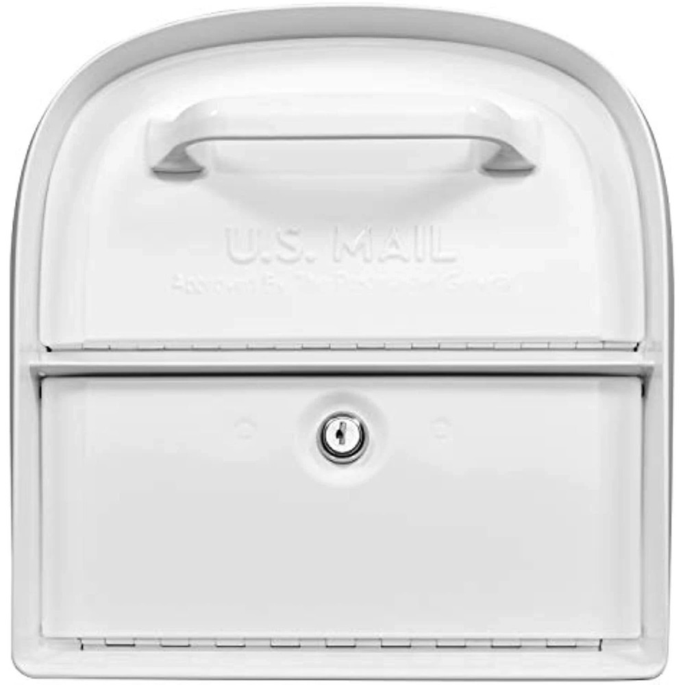 Architectural Mailboxes 6300W-10 Oasis 360 Mailbox, White