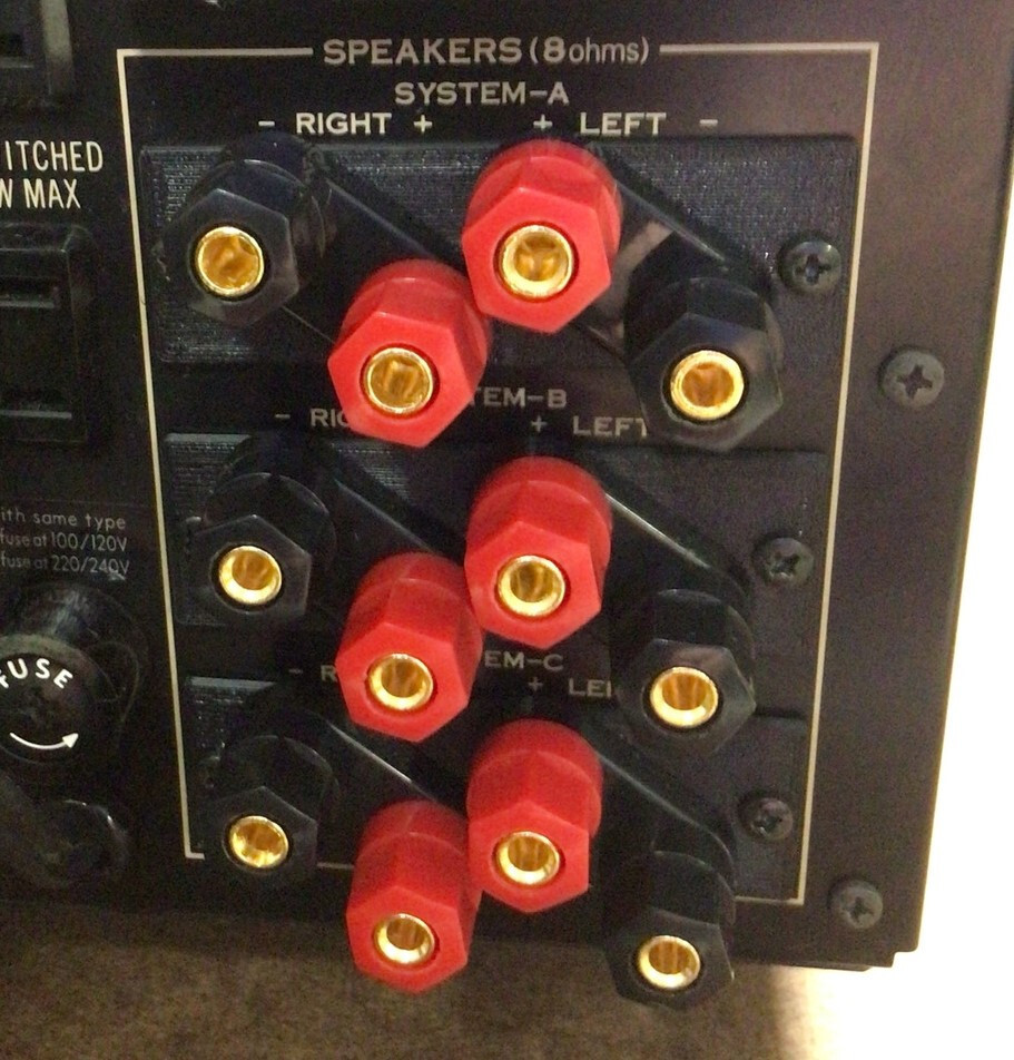 Sansui 9010 speaker terminal upgrade kit