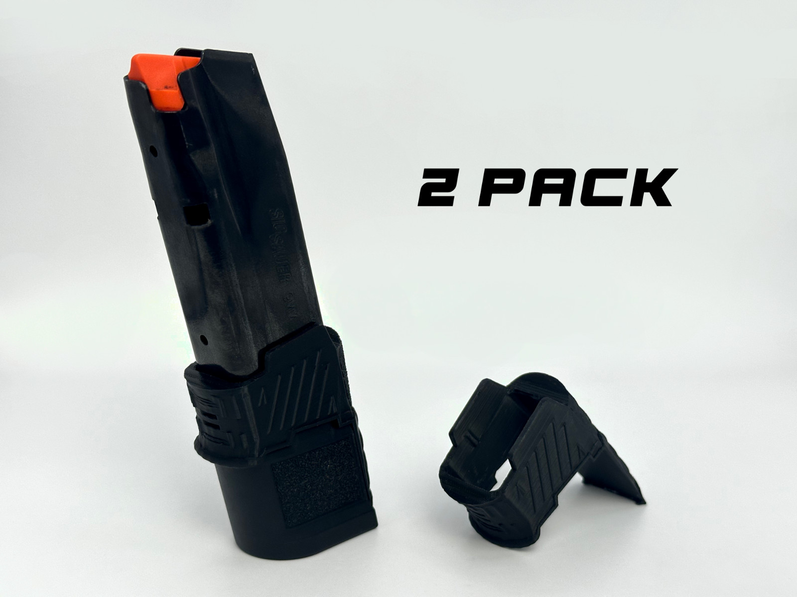 (2 Pack) P365 Micro 21 Round Grip Sleeve Adapter for SIG Sauer Fuse Magazines