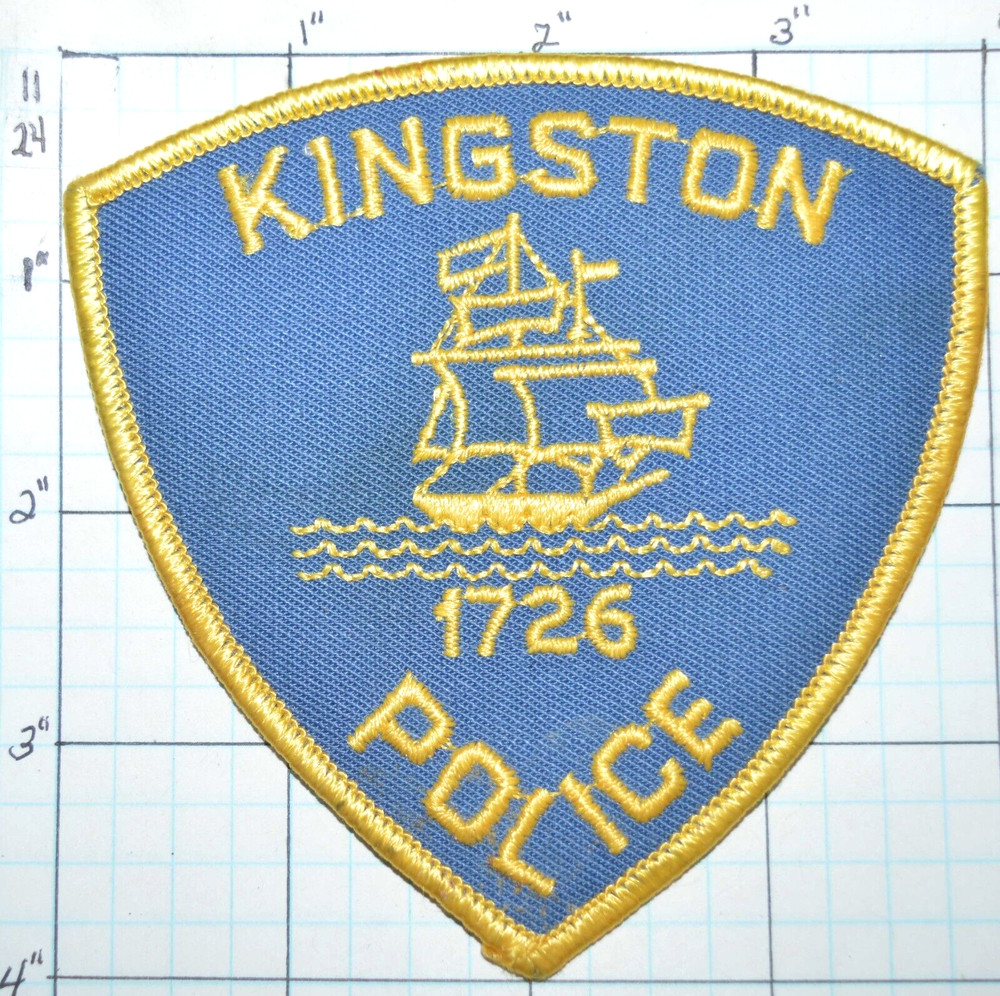 MASSACHUSETTS, KINGSTON POLICE DEPT BLUE PATCH