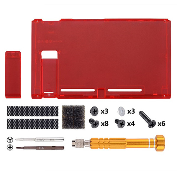 eXtremeRate Console Back Plate & Kickstand Replacement Shell for Nintendo Switch