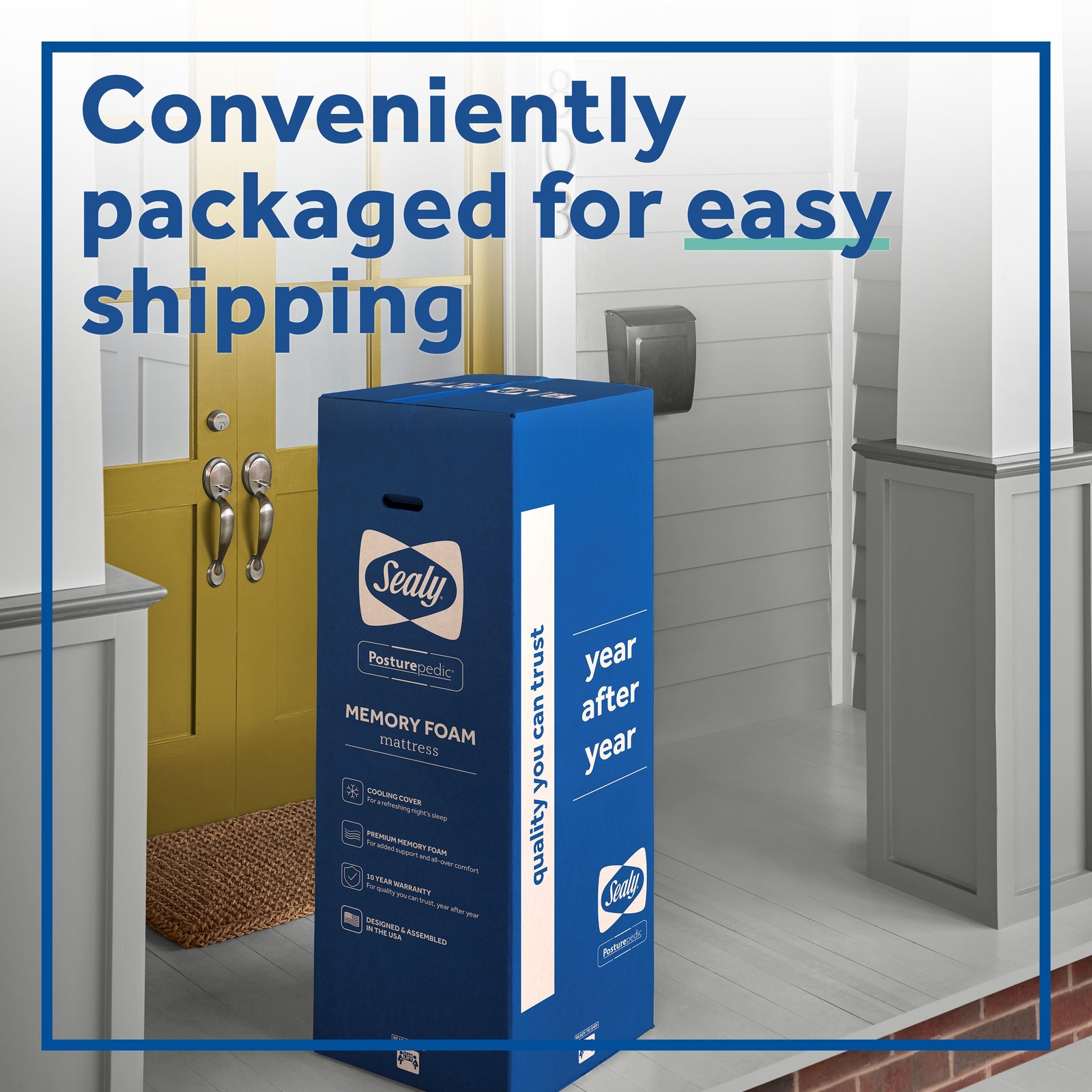 Sealy 13-in Firm California King Memory Foam Mattress