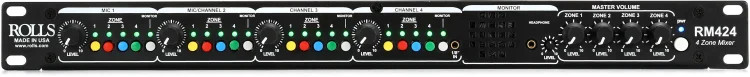 Rolls RM424 Four Zone Mixer