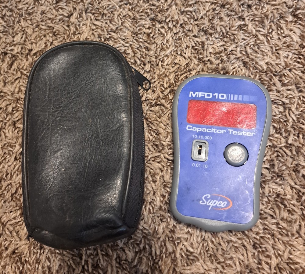 Supco MFD10 Digital Capacitor Meter Capacitance Tester Genuine USA Made