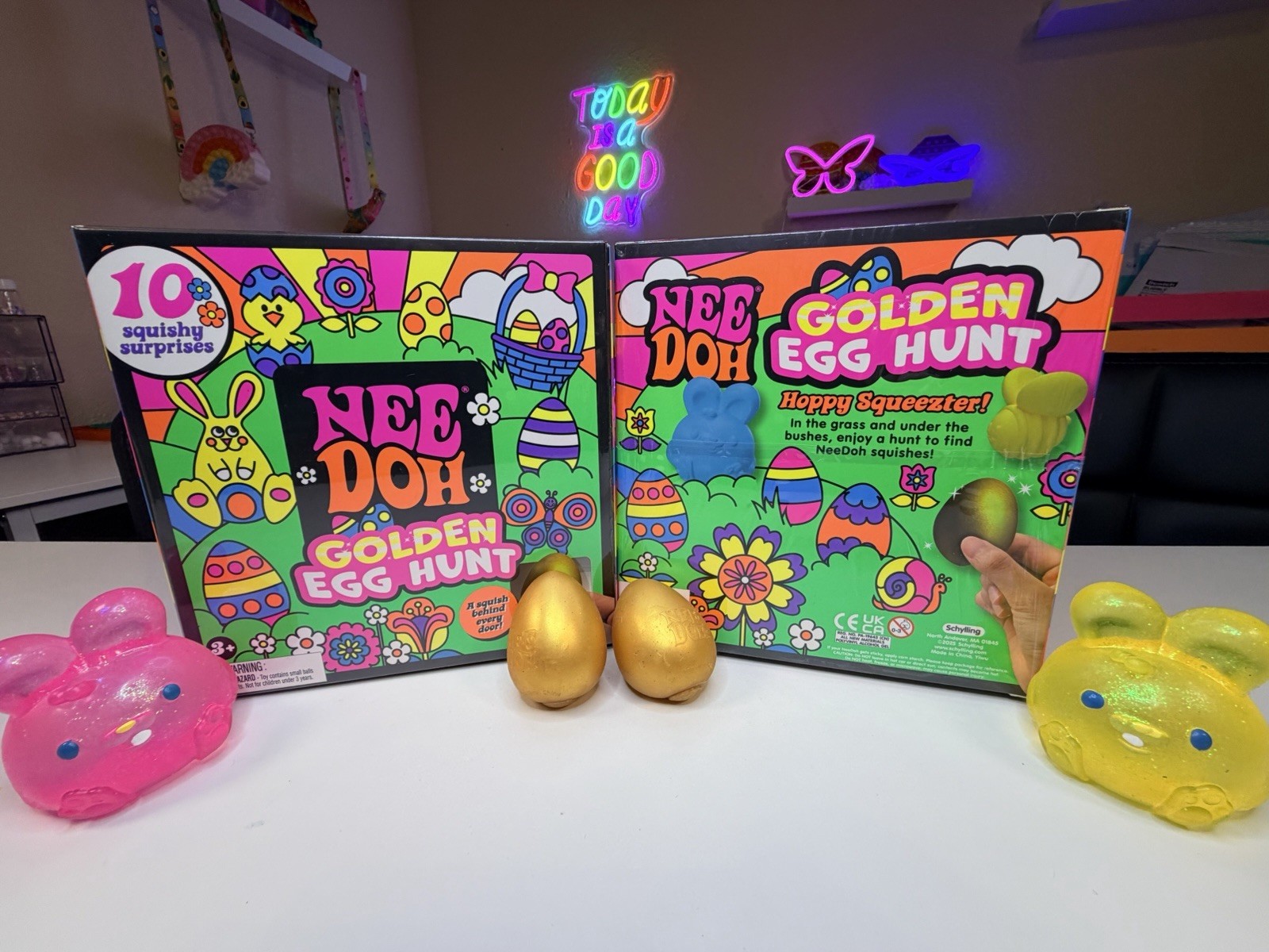 New Hard To Find Needoh Golden Egg Hunt 10 Squishy Surprises