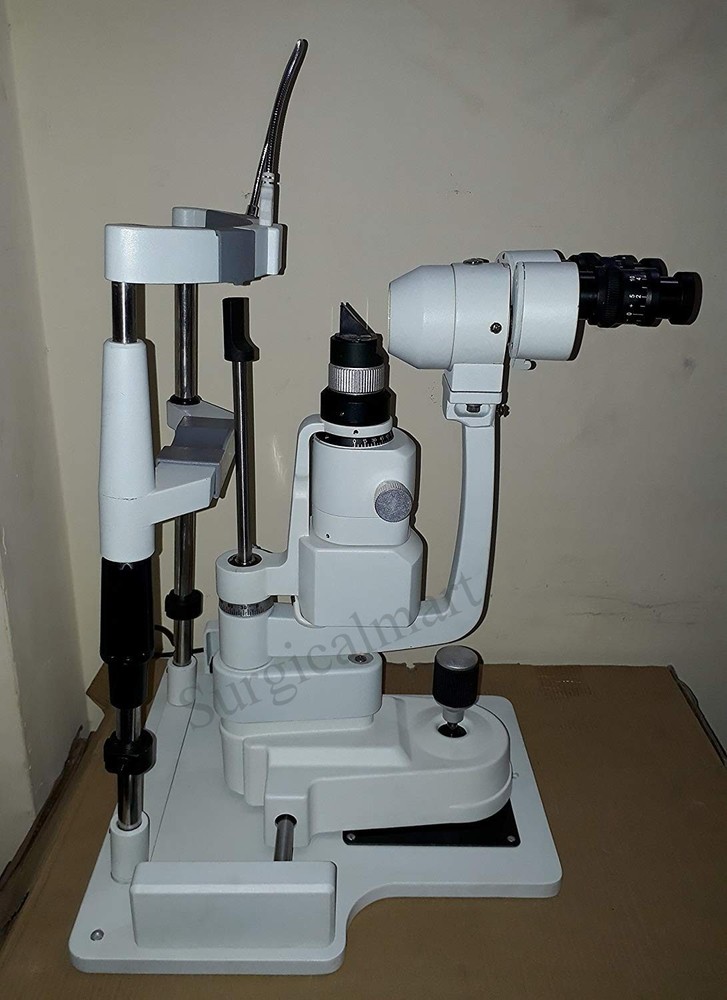 Slit Lamp Microscope Zeiss Type 2 Step Complete With Wooden table
