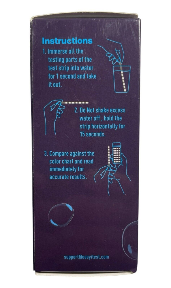 Easytest Pool & Spa Test Strips - 7 in 1 Chemical Testing - 150 strips- Exp 2/27