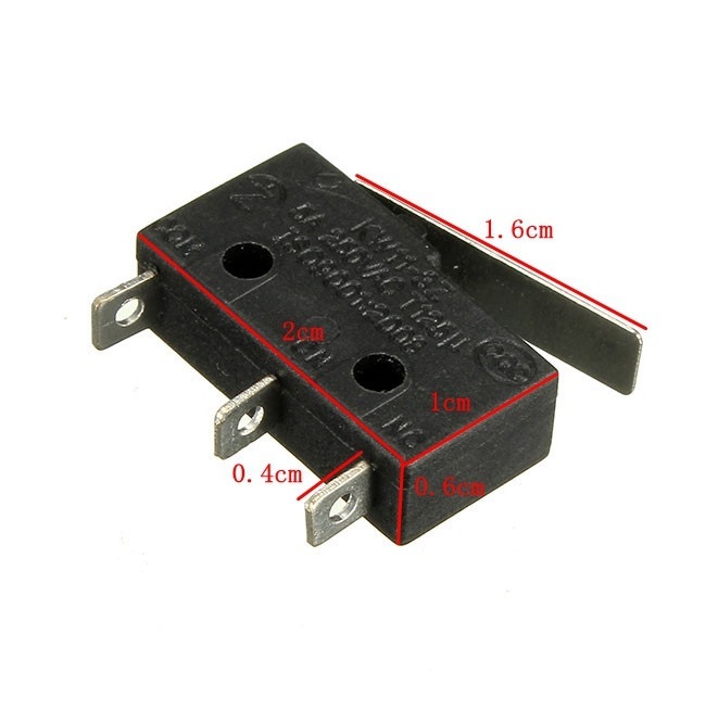 10pcs   KW11-3Z 250V 5A  3 Pin Tact Switch Sensitive Microswitch Handle