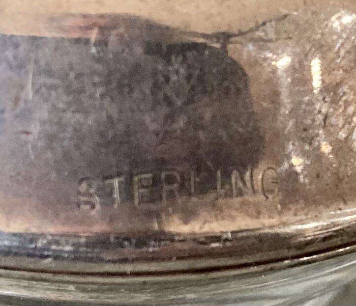 Wallace Sterling & Glass Lighter