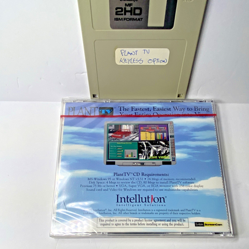 Intellution PlantTV Version 6.15 Universal Data Viewer CD for Windows 95, NT