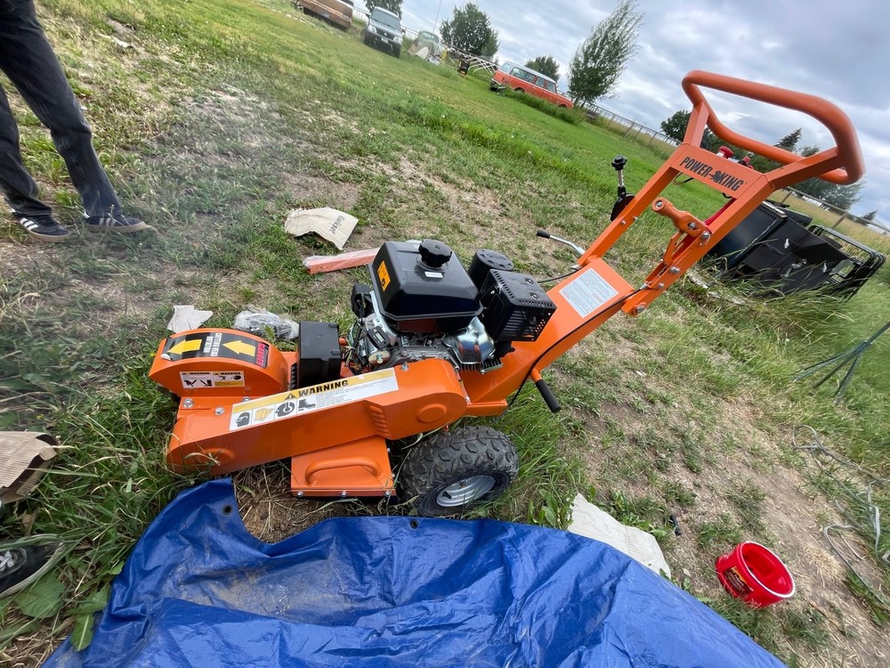 power king stump grinder