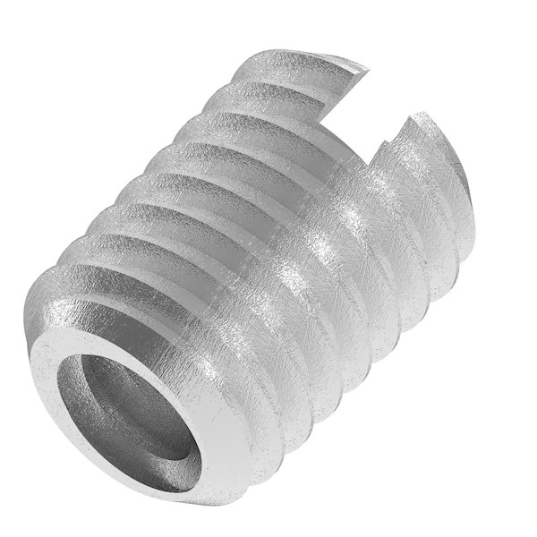 Thin Wall Self Locking Thread Insert, No. 6-32 Int Thrd Sz, 18-8 Stainless