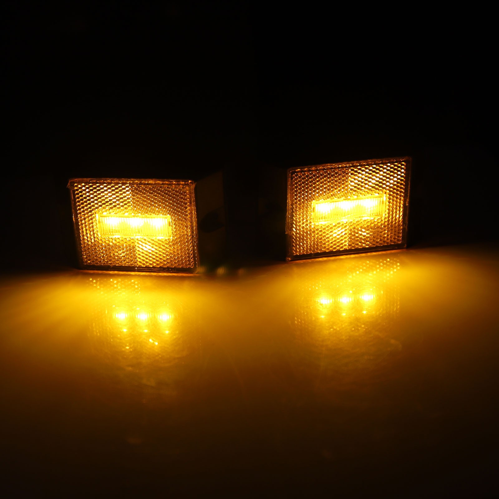 Rear Led Submersible Trailer Tail Lights Kit Boat Marker Truck Waterproof US