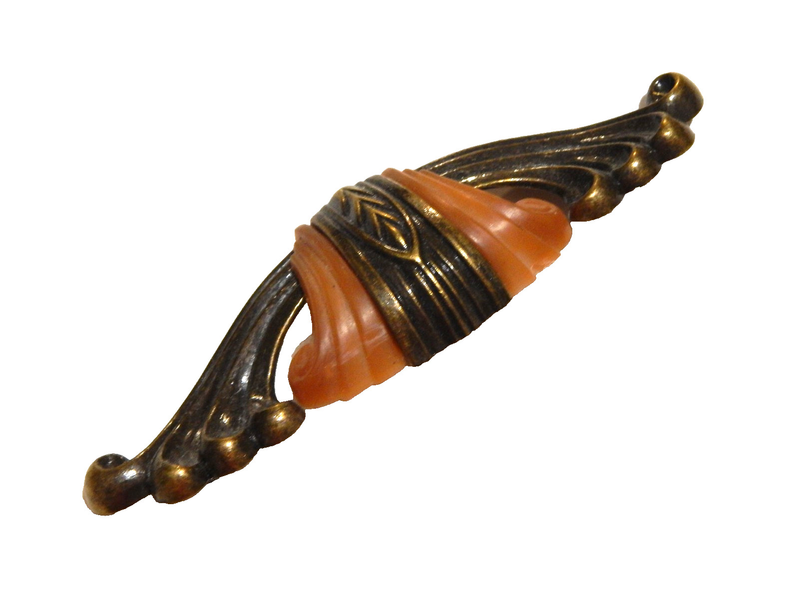 Art Deco Water Fall Dresser Chest Vanity Drawer Pull