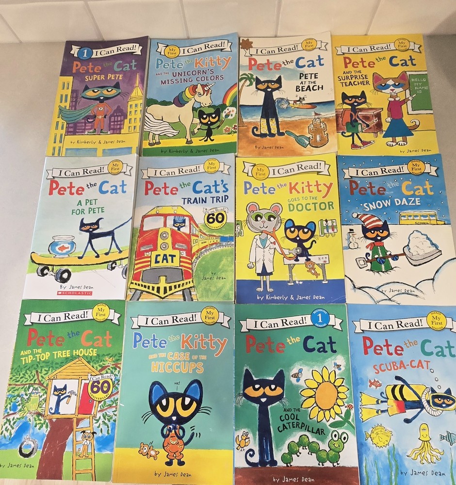 Pete the cat book set