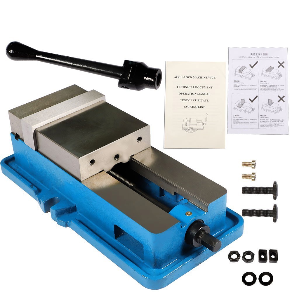 5" Without Base Lockdown CNC Milling Machine Bench Vise Clamping Precision