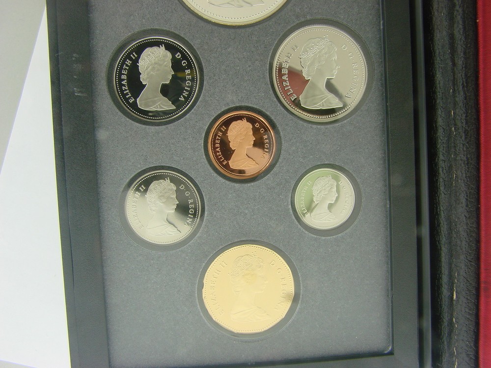 CANADA 1988 PROOF SET DOUBLE DOLLAR SET W/ 7 COINS