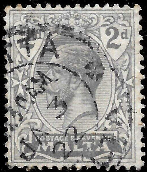 1921  MALTA SC#69 🔥 USED 1922 VF