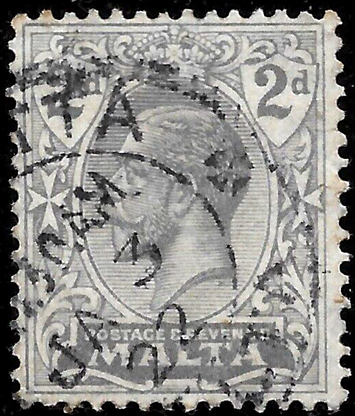 1921 MALTA SC#69 🔥 USED 1922 VF