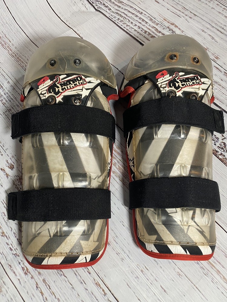 Nitro Circus Knee Shin Guards BLK Nitro Circus Logo EVS